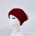 Warm knitted hat for winter for women